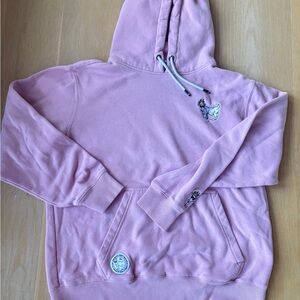 GOAT USA Light Pink Hoodie with Embroidered Details Adult M